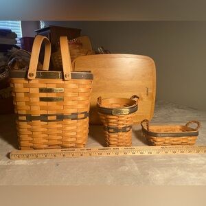 Longaberger 3 Collector’s Club Baskets